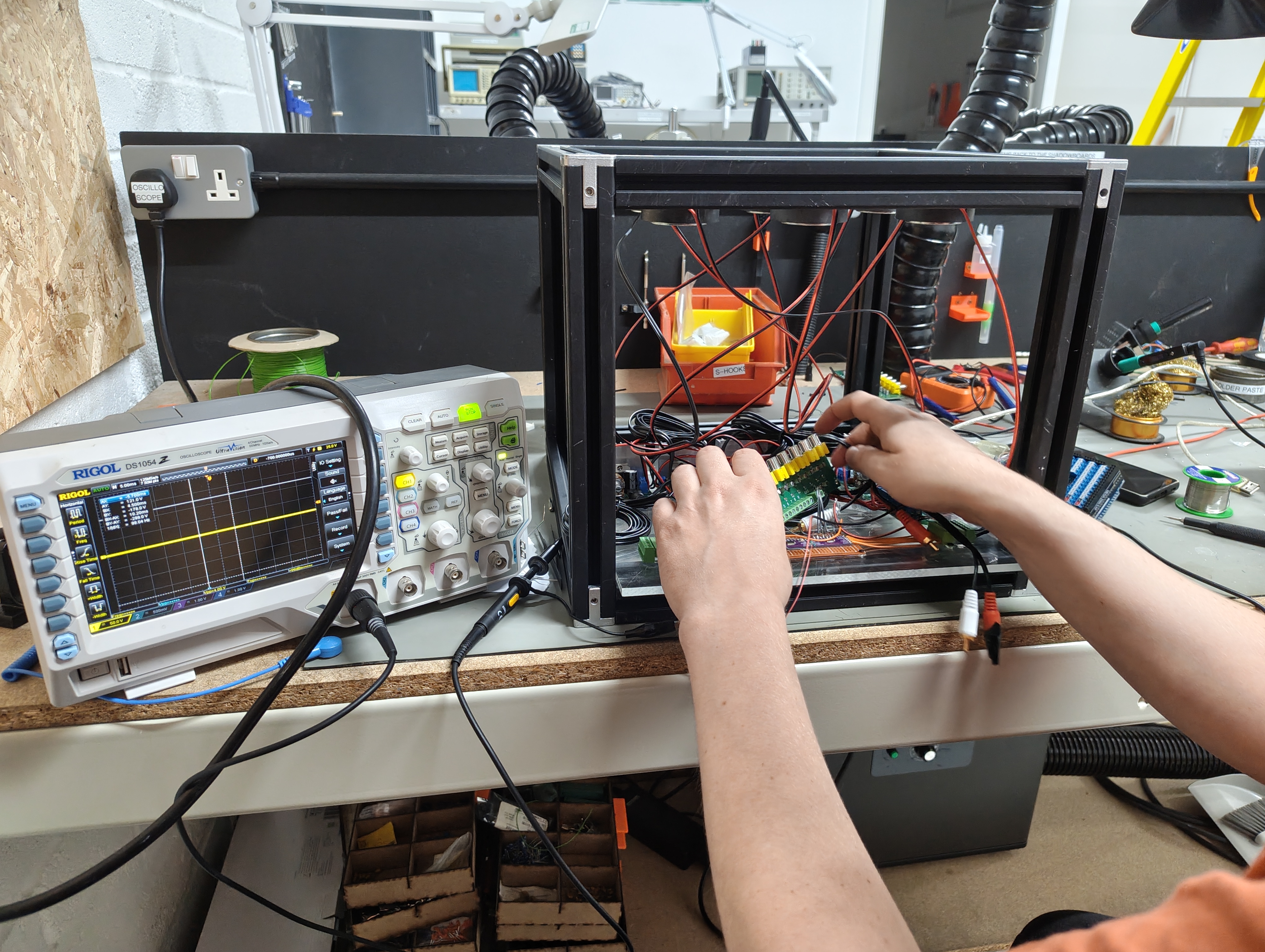 Prototype 2 cube in assembly